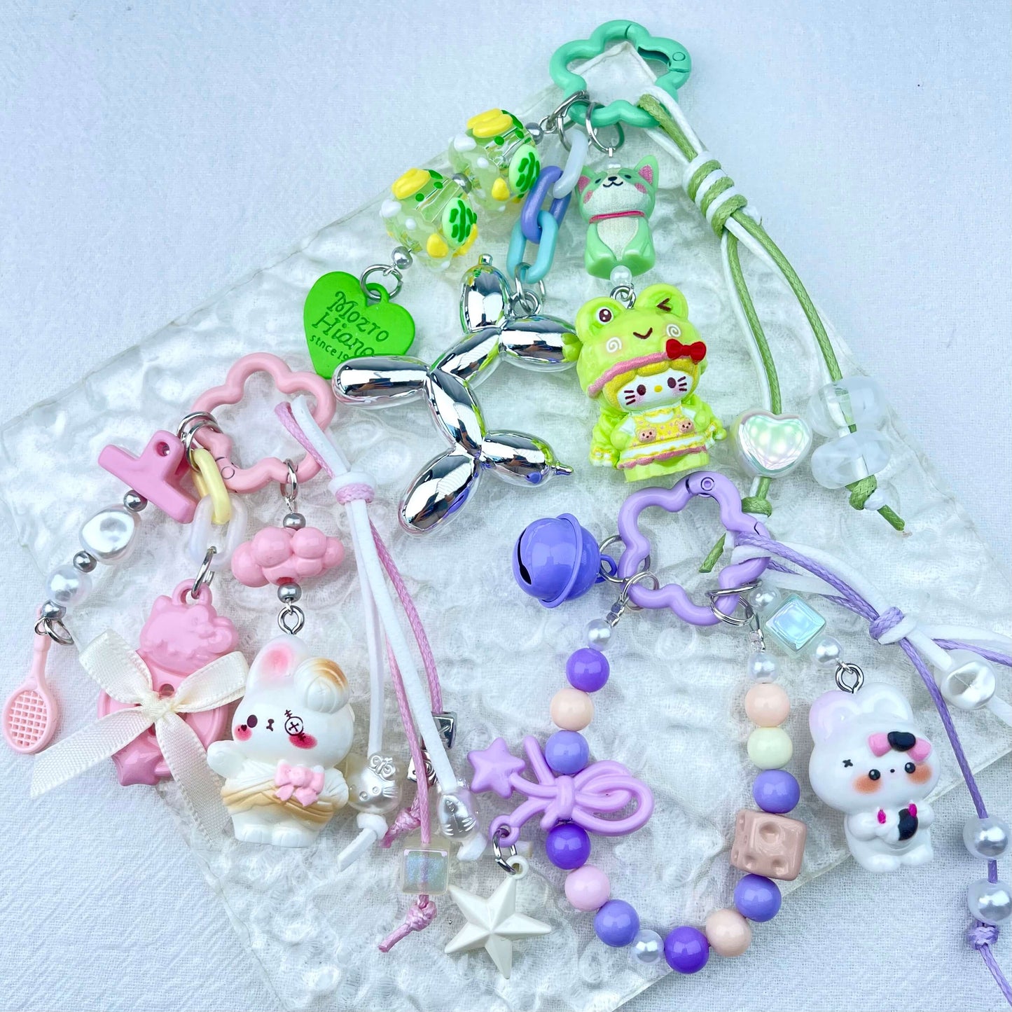 [New Arrival] Handmade Multi Chain Kawaii Cutie Keychain Phone Decor