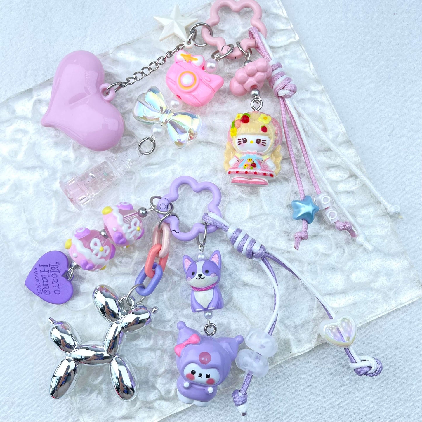 [New Arrival] Handmade Multi Chain Kawaii Cutie Keychain Phone Decor