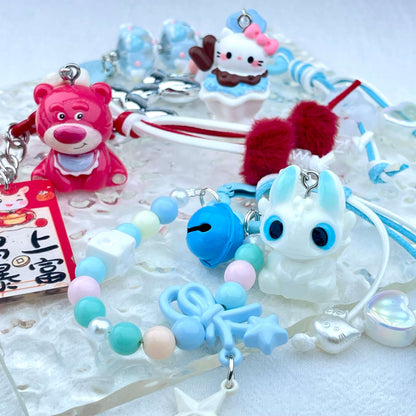 [New Arrival] Handmade Multi Chain Kawaii Cutie Keychain Phone Decor