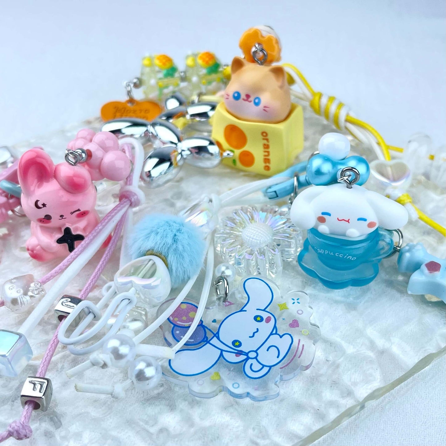 [New Arrival] Handmade Multi Chain Kawaii Cutie Keychain Phone Decor