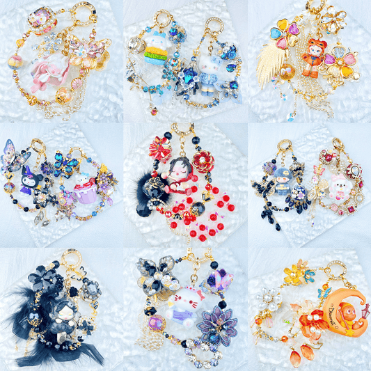 [Limited Edition] Premium Handmade Glittering Rhinestone Decor and Cute Doll Phone Chains