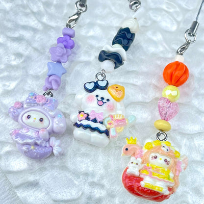 [New Arrival] Handmade Various Kawaii and Food Cuties Rope Style Hanging Decor-Special Launch Fruit Play!