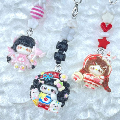 [New Arrival] Handmade Various Kawaii and Food Cuties Rope Style Hanging Decor-Special Launch Fruit Play!