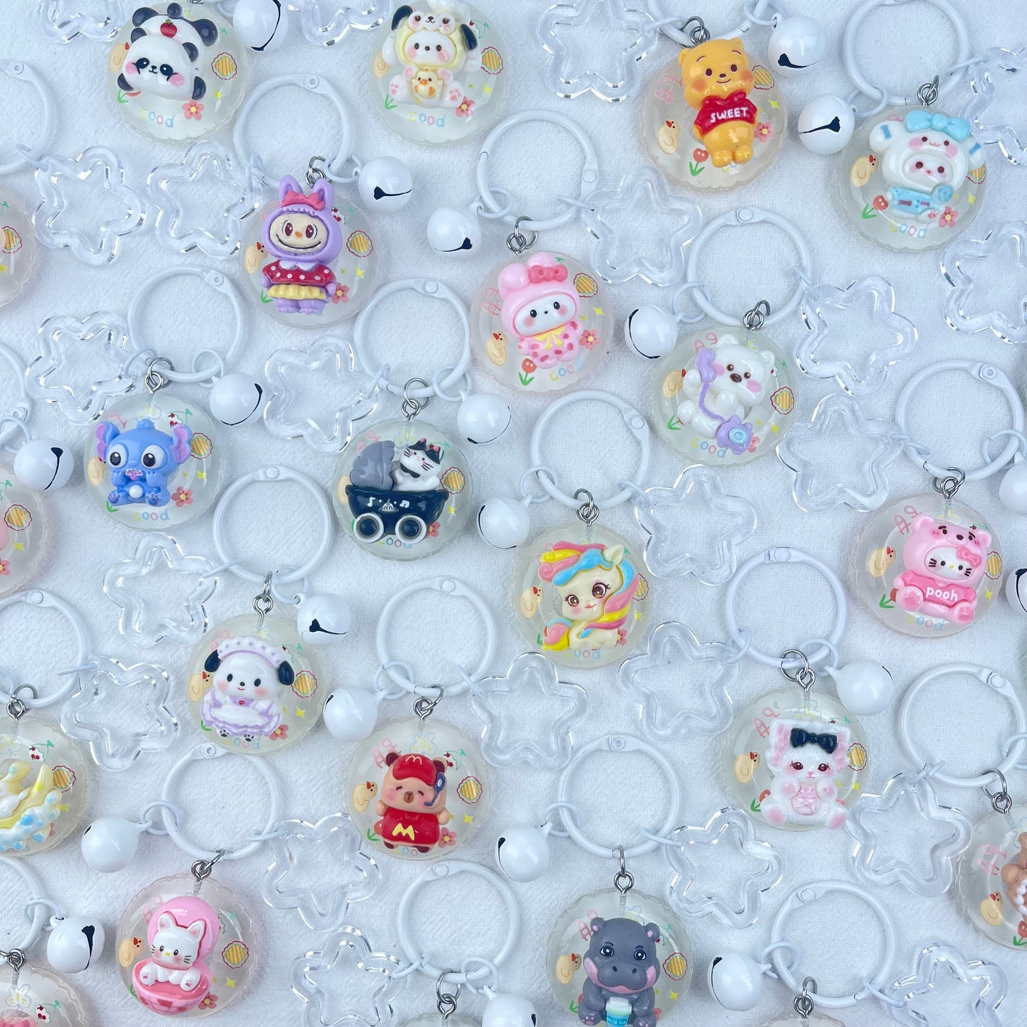 [New Arrivals] Special Theme Floatie Style Handmade Kawaii Keychains