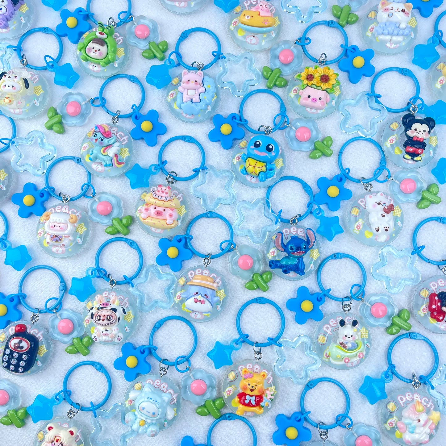[New Arrivals] Special Theme Floatie Style Handmade Kawaii Keychains