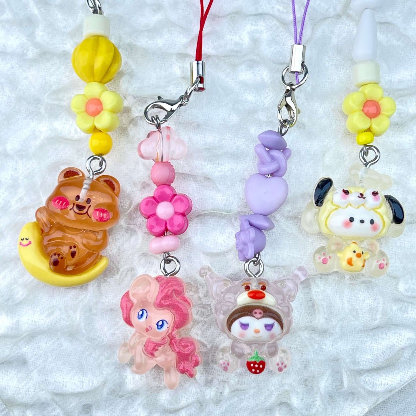[New Arrival] Handmade Various Kawaii and Food Cuties Rope Style Hanging Decor-Special Launch Fruit Play!