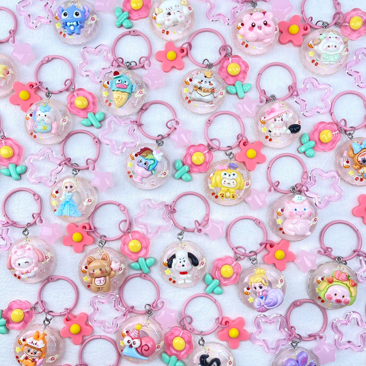 [New Arrivals] Special Theme Floatie Style Handmade Kawaii Keychains