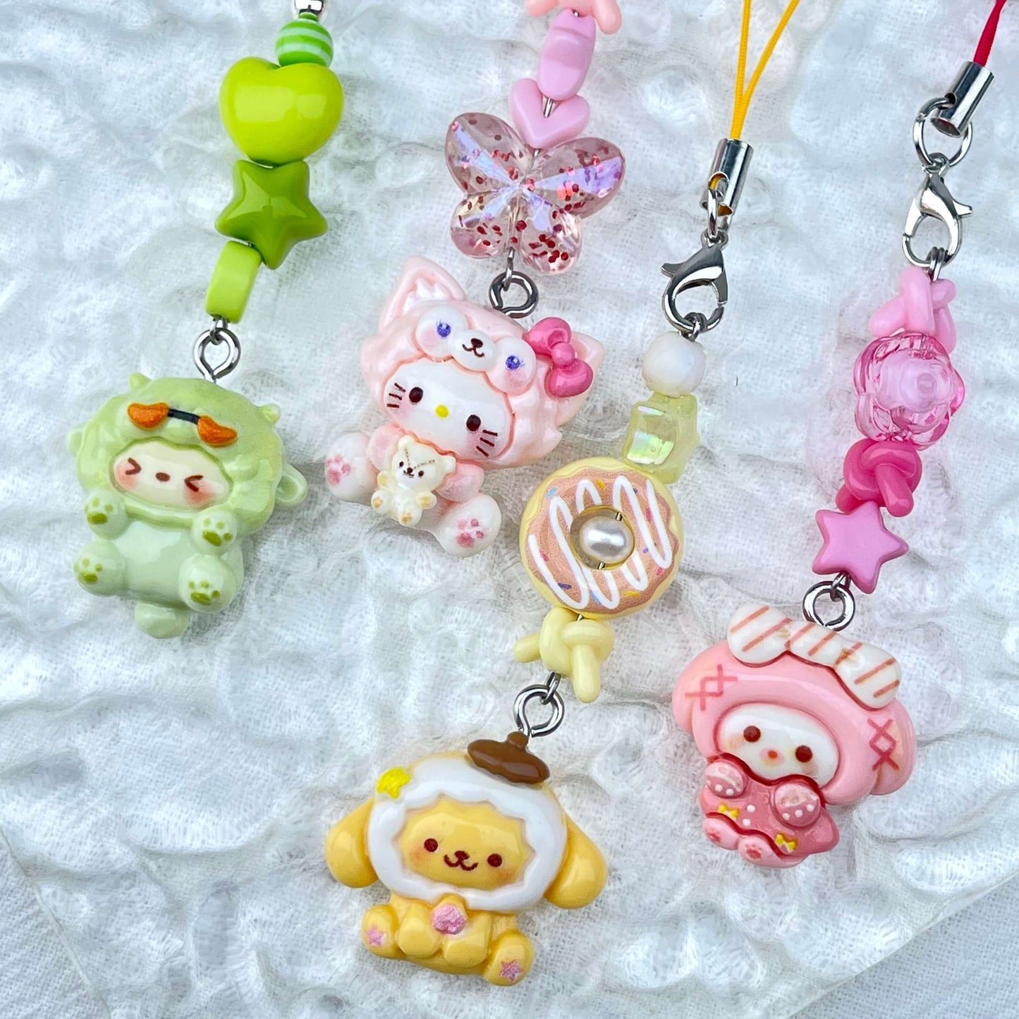 [New Arrival] Handmade Various Kawaii and Food Cuties Rope Style Hanging Decor-Special Launch Fruit Play!