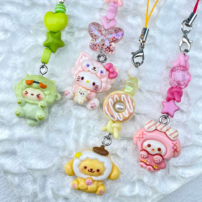 [New Arrival] Handmade Various Kawaii and Food Cuties Rope Style Hanging Decor-Special Launch Fruit Play!