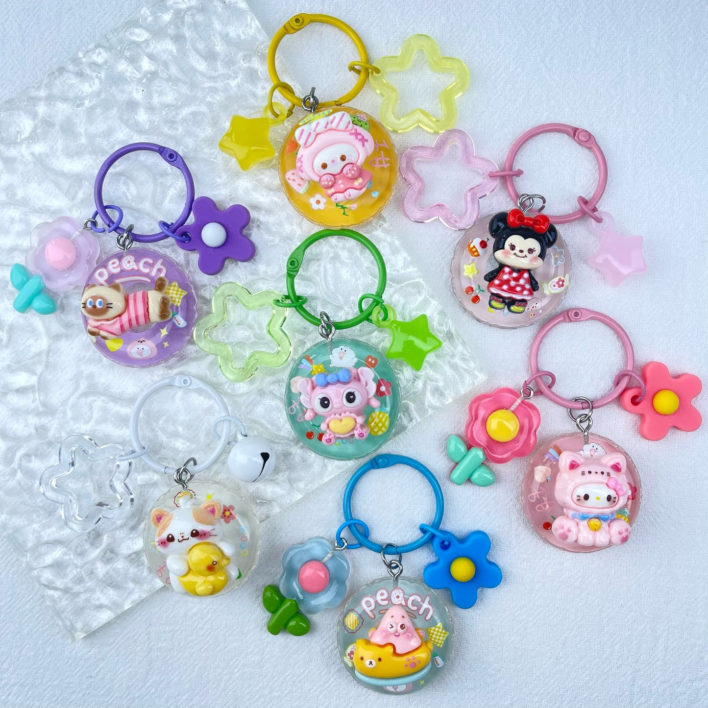 [New Arrivals] Special Theme Floatie Style Handmade Kawaii Keychains