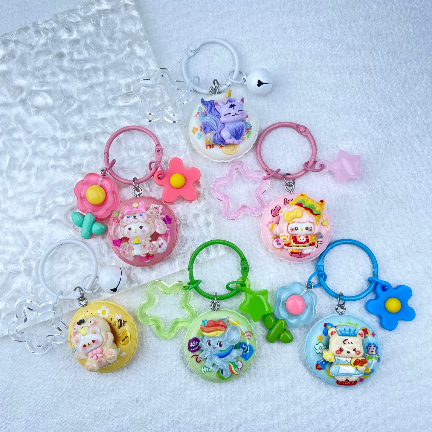 [New Arrivals] Special Theme Floatie Style Handmade Kawaii Keychains