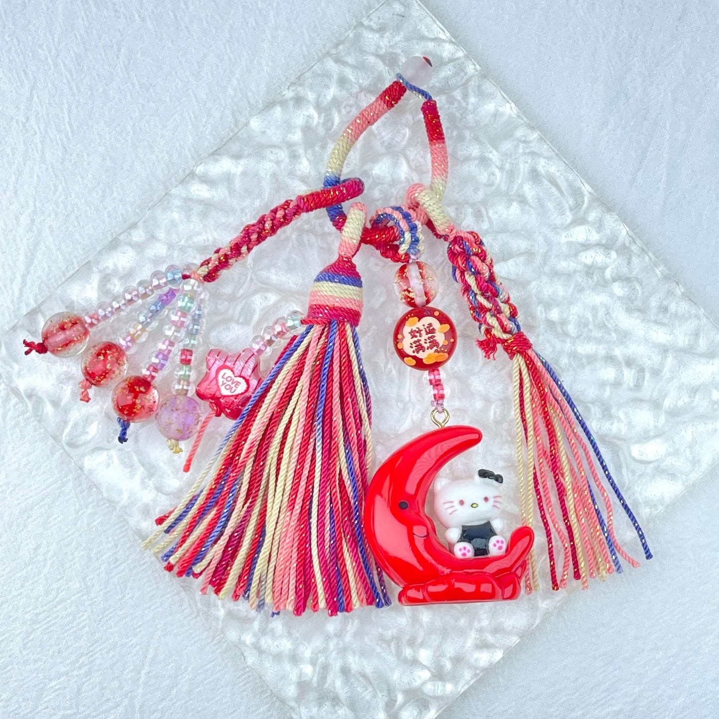 [New Arrival] Premium Hand Braided Traditional Chinese Style Kawaii Cutie Handbag/Phone Decor