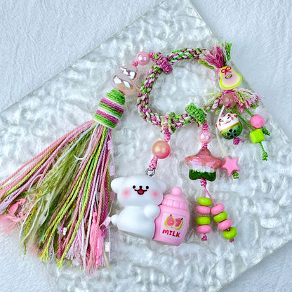 [New Arrival] Premium Hand Braided Traditional Chinese Style Kawaii Cutie Handbag/Phone Decor