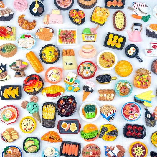 [New Arrival] Wonderful Kitchen Delicious Food and Cuisines Big Miniatures Figurines