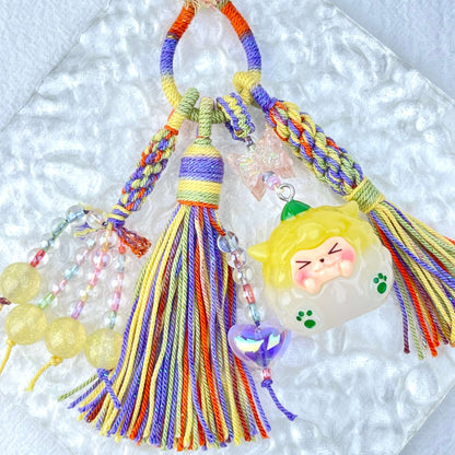 [New Arrival] Premium Hand Braided Traditional Chinese Style Kawaii Cutie Handbag/Phone Decor