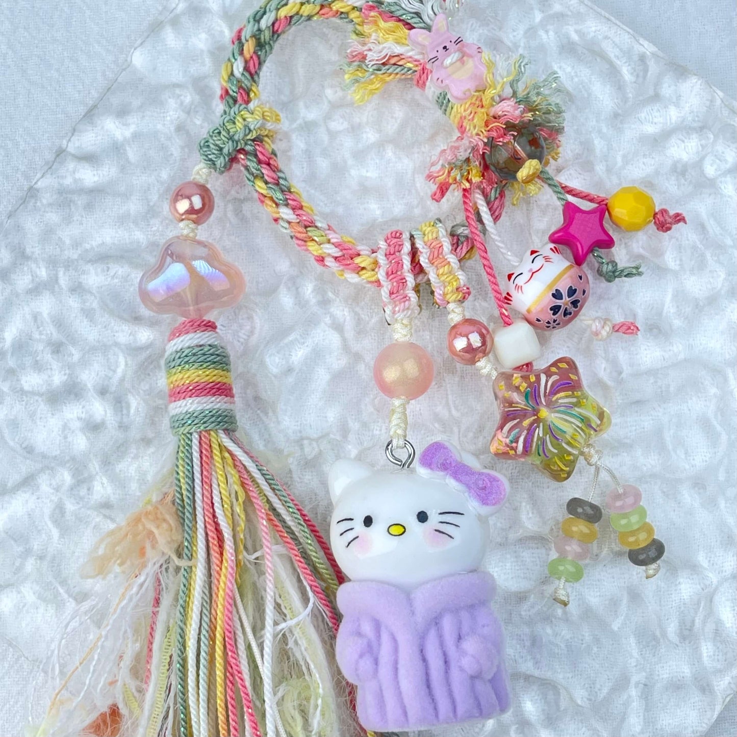 [New Arrival] Premium Hand Braided Traditional Chinese Style Kawaii Cutie Handbag/Phone Decor