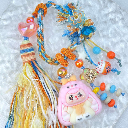 [New Arrival] Premium Hand Braided Traditional Chinese Style Kawaii Cutie Handbag/Phone Decor