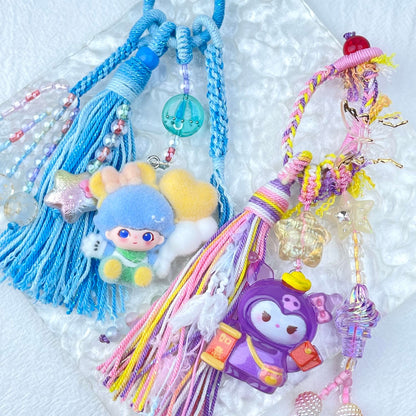 [New Arrival] Premium Hand Braided Traditional Chinese Style Kawaii Cutie Handbag/Phone Decor