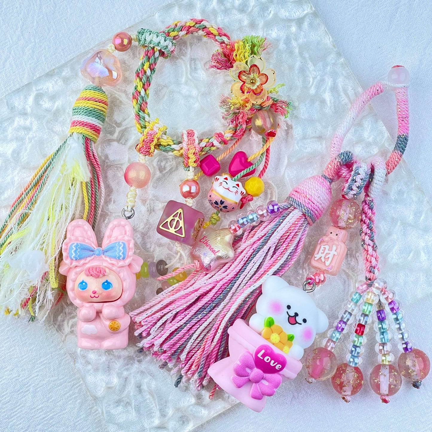 [New Arrival] Premium Hand Braided Traditional Chinese Style Kawaii Cutie Handbag/Phone Decor