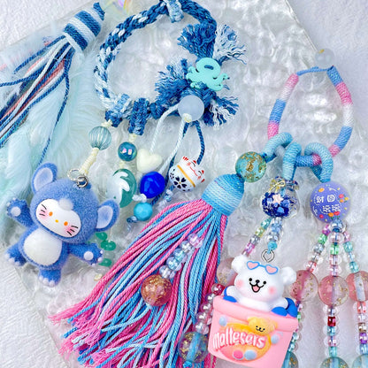 [New Arrival] Premium Hand Braided Traditional Chinese Style Kawaii Cutie Handbag/Phone Decor