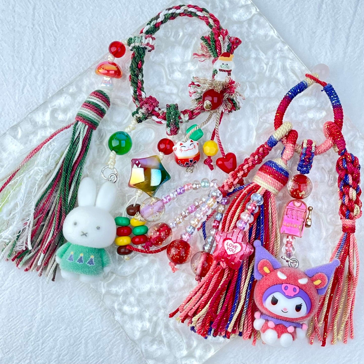 [New Arrival] Premium Hand Braided Traditional Chinese Style Kawaii Cutie Handbag/Phone Decor