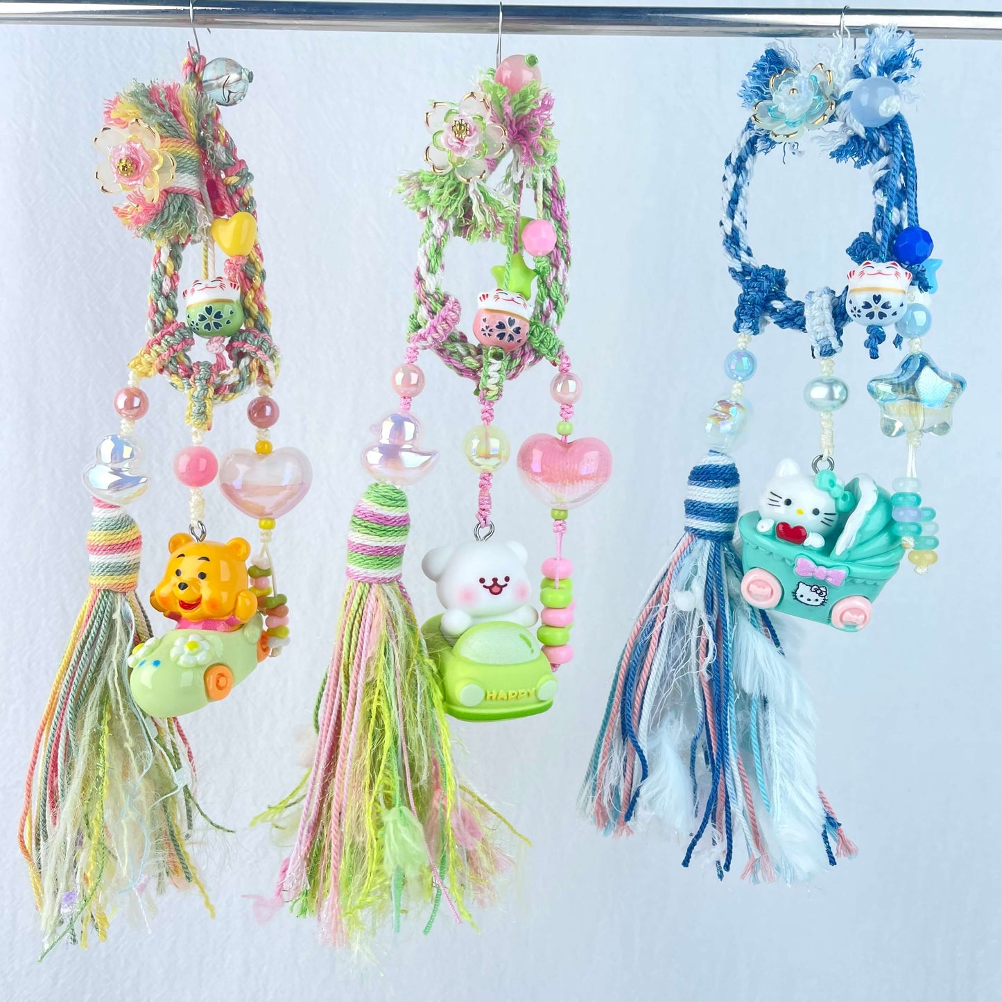 [New Arrival] Premium Hand Braided Traditional Chinese Style Kawaii Cutie Handbag/Phone Decor