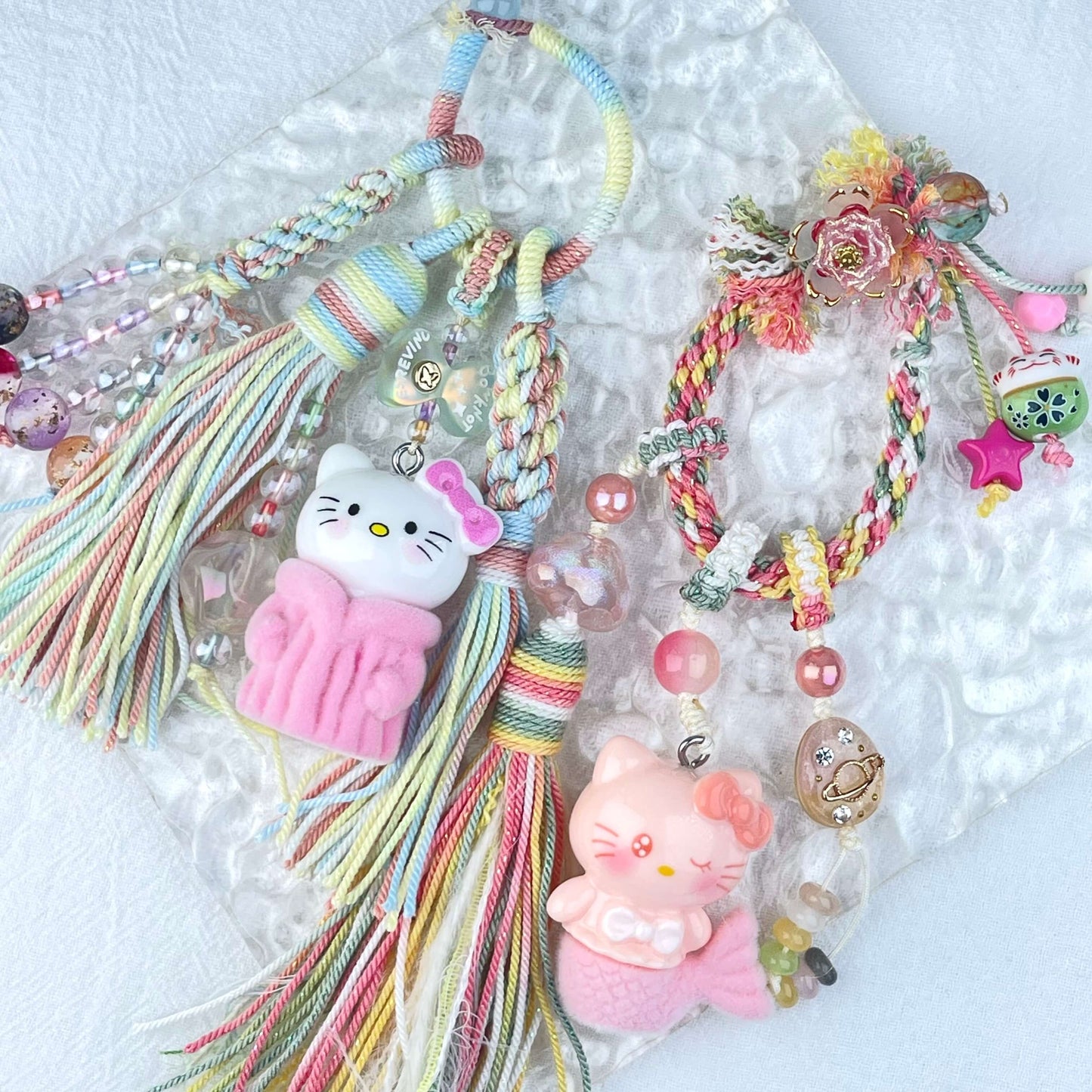 [New Arrival] Premium Hand Braided Traditional Chinese Style Kawaii Cutie Handbag/Phone Decor