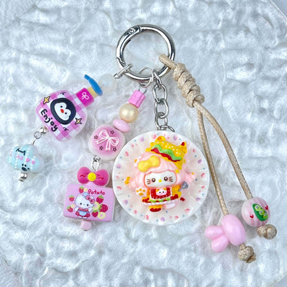 [New Arrival] Handmade Kawaii Food Theme Keychain Phone Decor-SPECIAL LAUNCH PRICE!