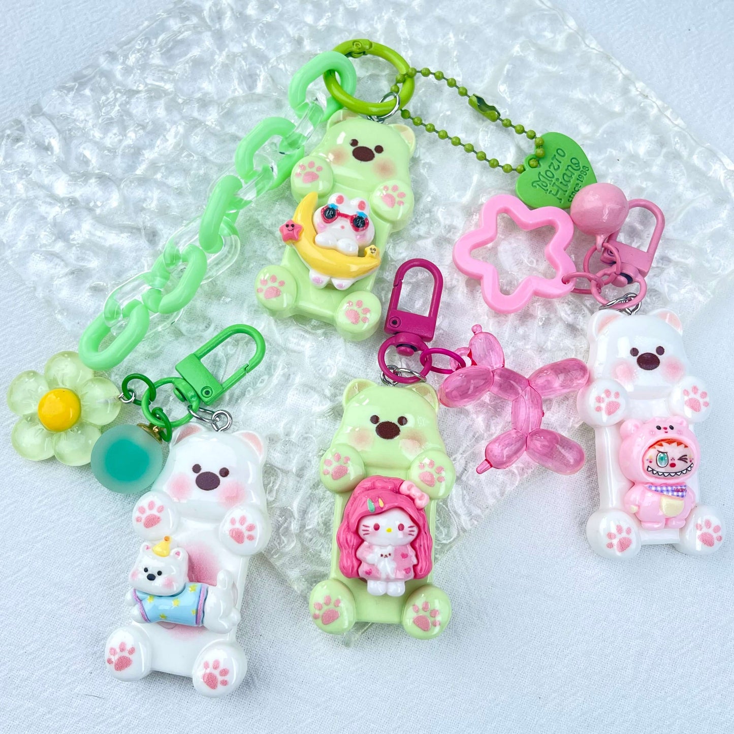 [New Arrivals] Special Theme Floatie/Cute Animal Belly Style Handmade Kawaii Keychains