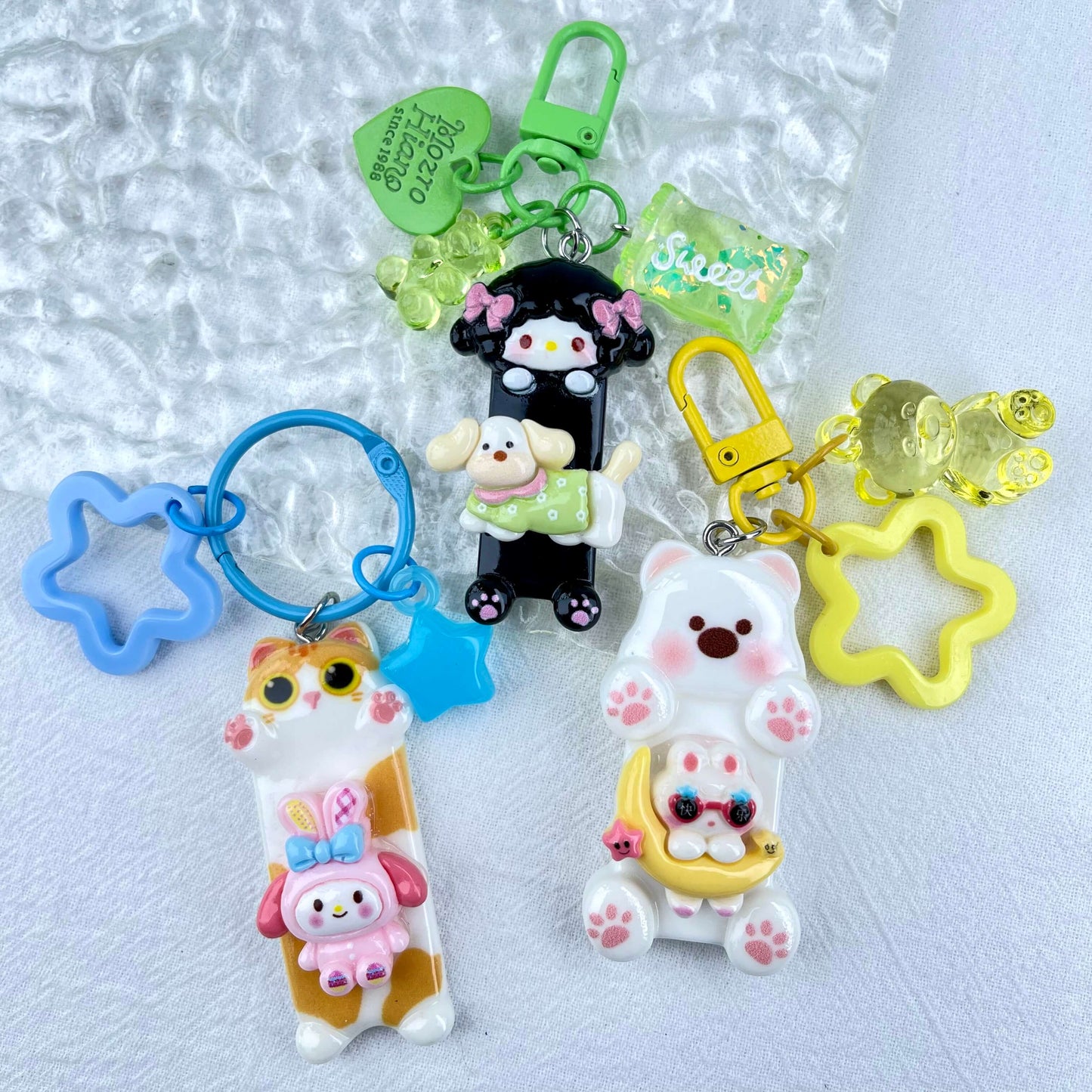 [New Arrivals] Special Theme Floatie/Cute Animal Belly Style Handmade Kawaii Keychains