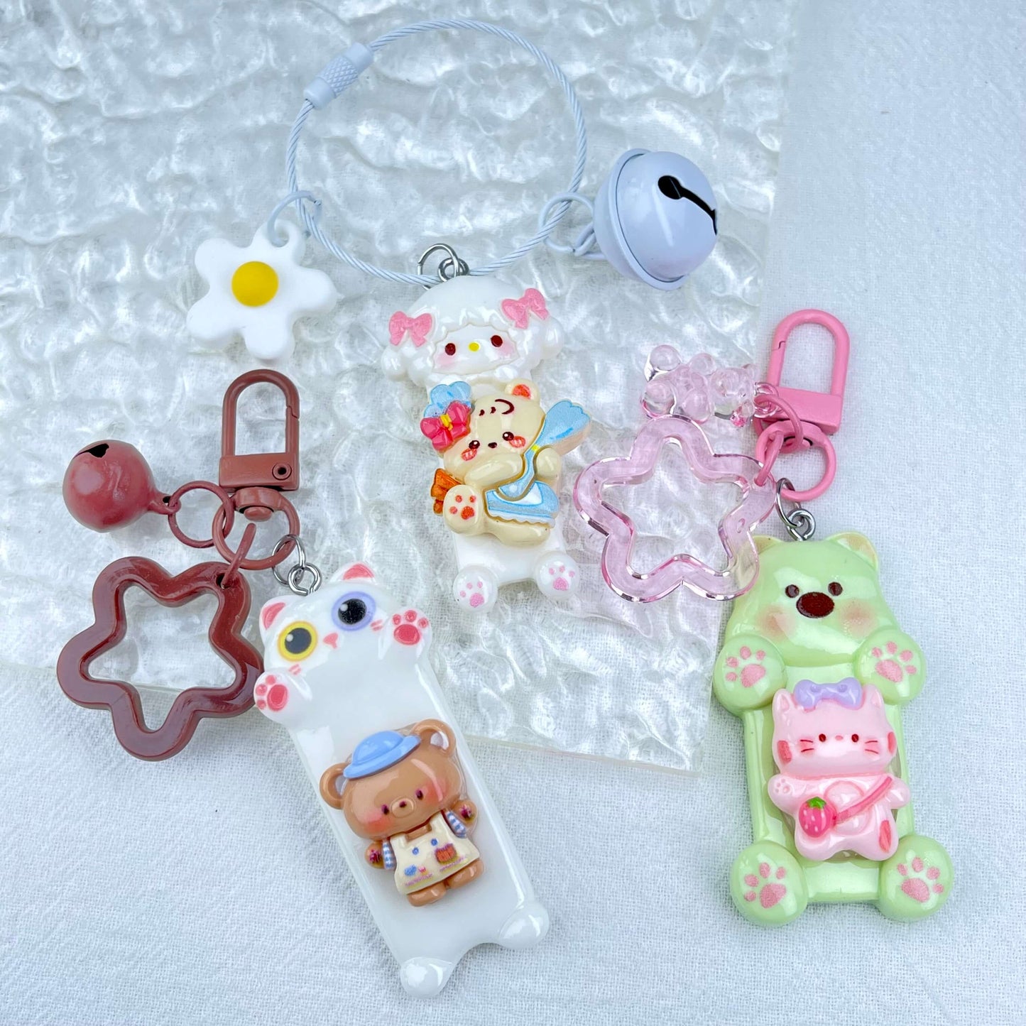 [New Arrivals] Special Theme Floatie/Cute Animal Belly Style Handmade Kawaii Keychains