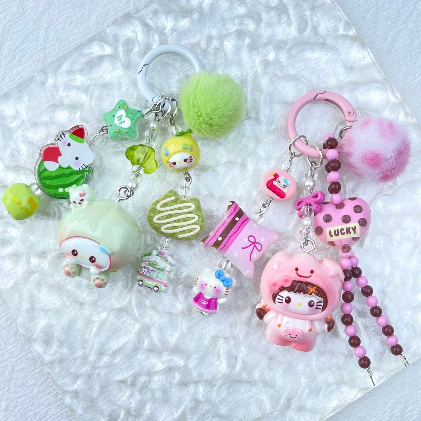 [New Arrival] Handmade Multi Chain Kawaii Cutie Keychain Phone Decor