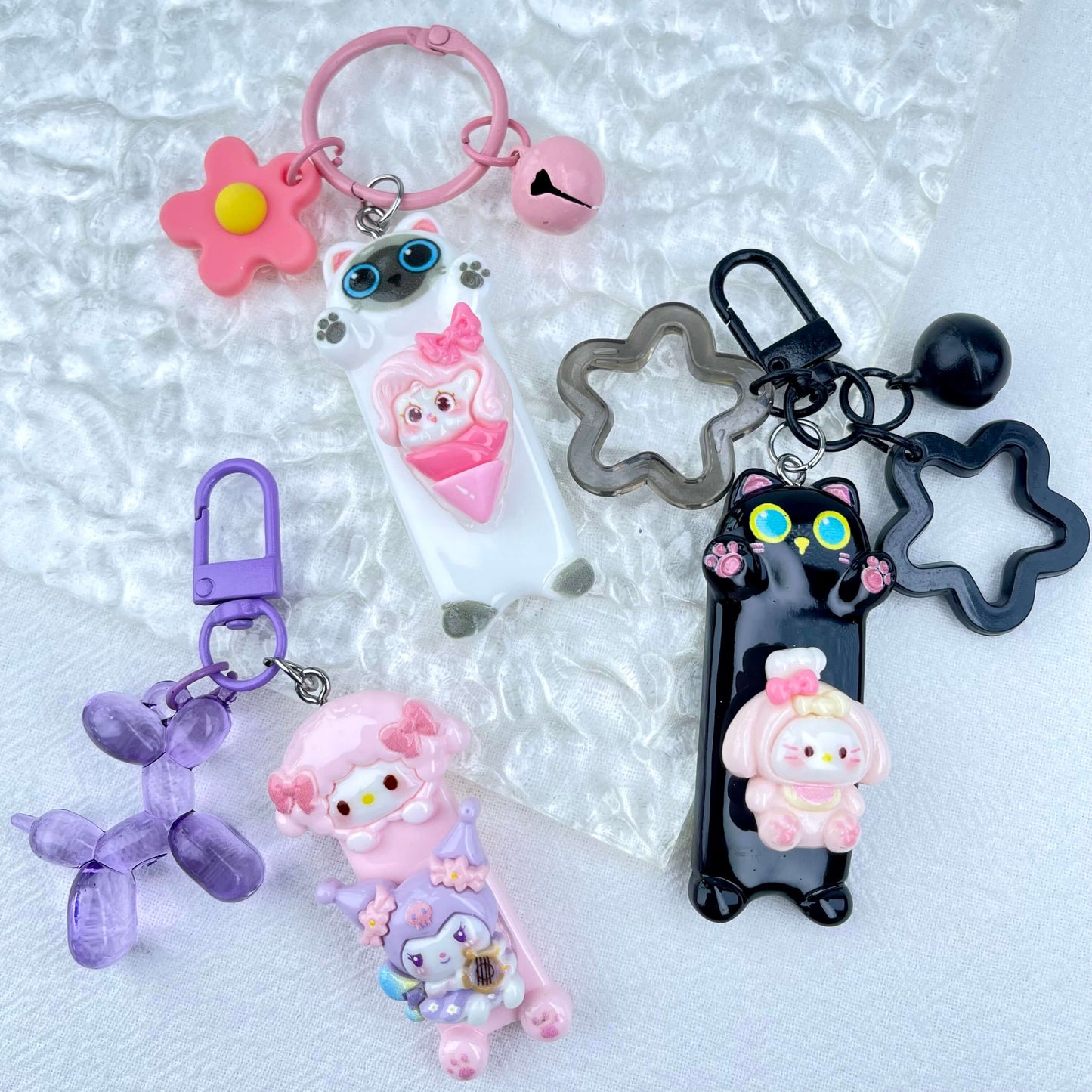 [New Arrivals] Special Theme Floatie/Cute Animal Belly Style Handmade Kawaii Keychains