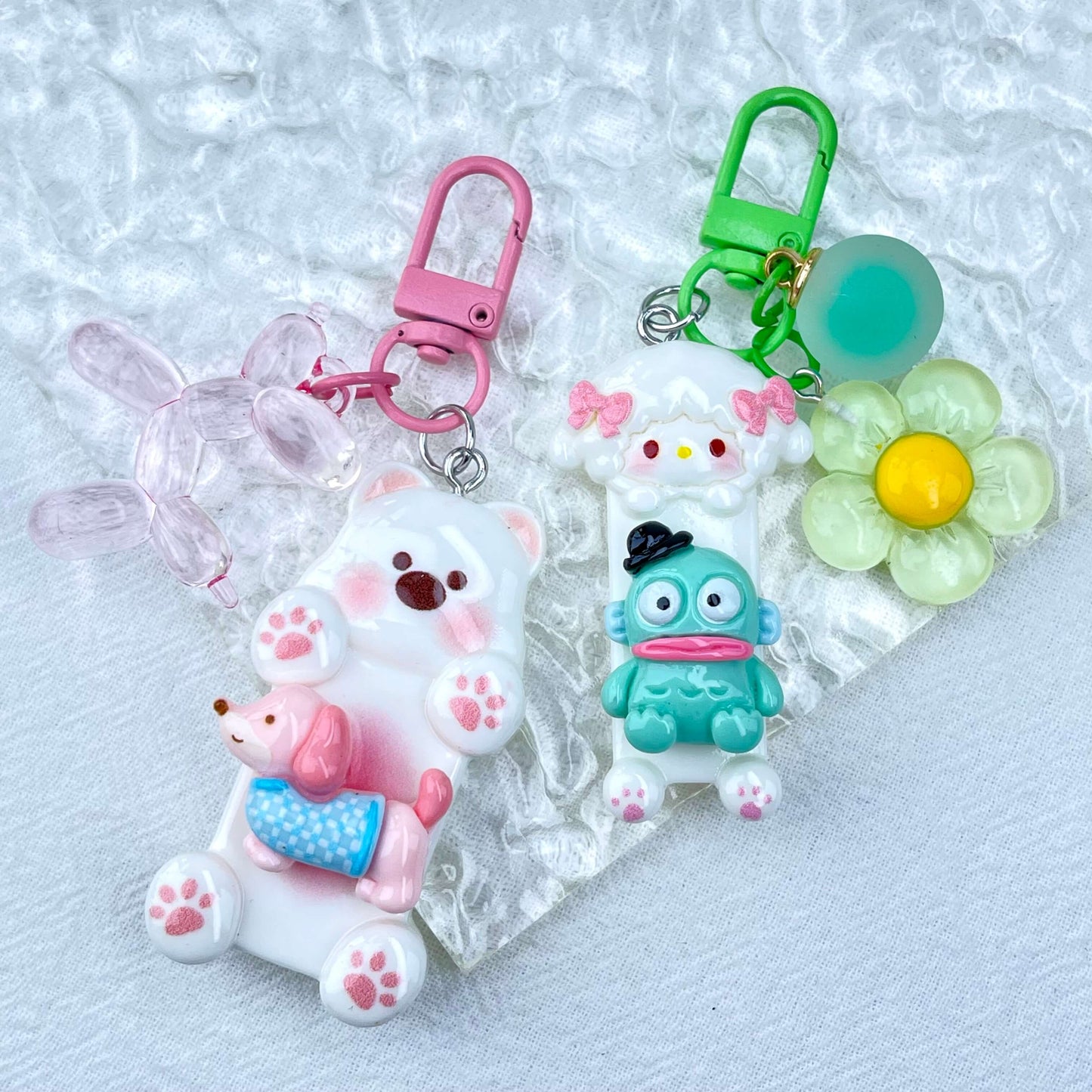 [New Arrivals] Special Theme Floatie/Cute Animal Belly Style Handmade Kawaii Keychains