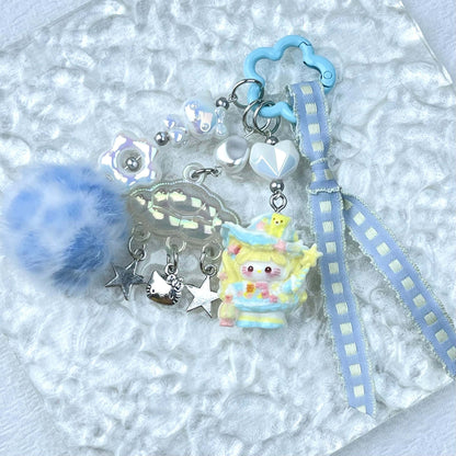 [New Arrival] Handmade Multi Chain Kawaii Cutie Keychain Phone Decor