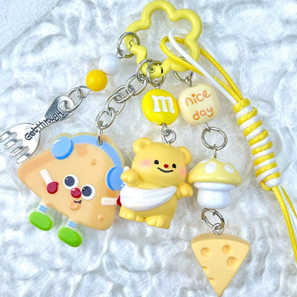 [New Arrival] Handmade Multi Chain Kawaii Cutie Keychain Phone Decor