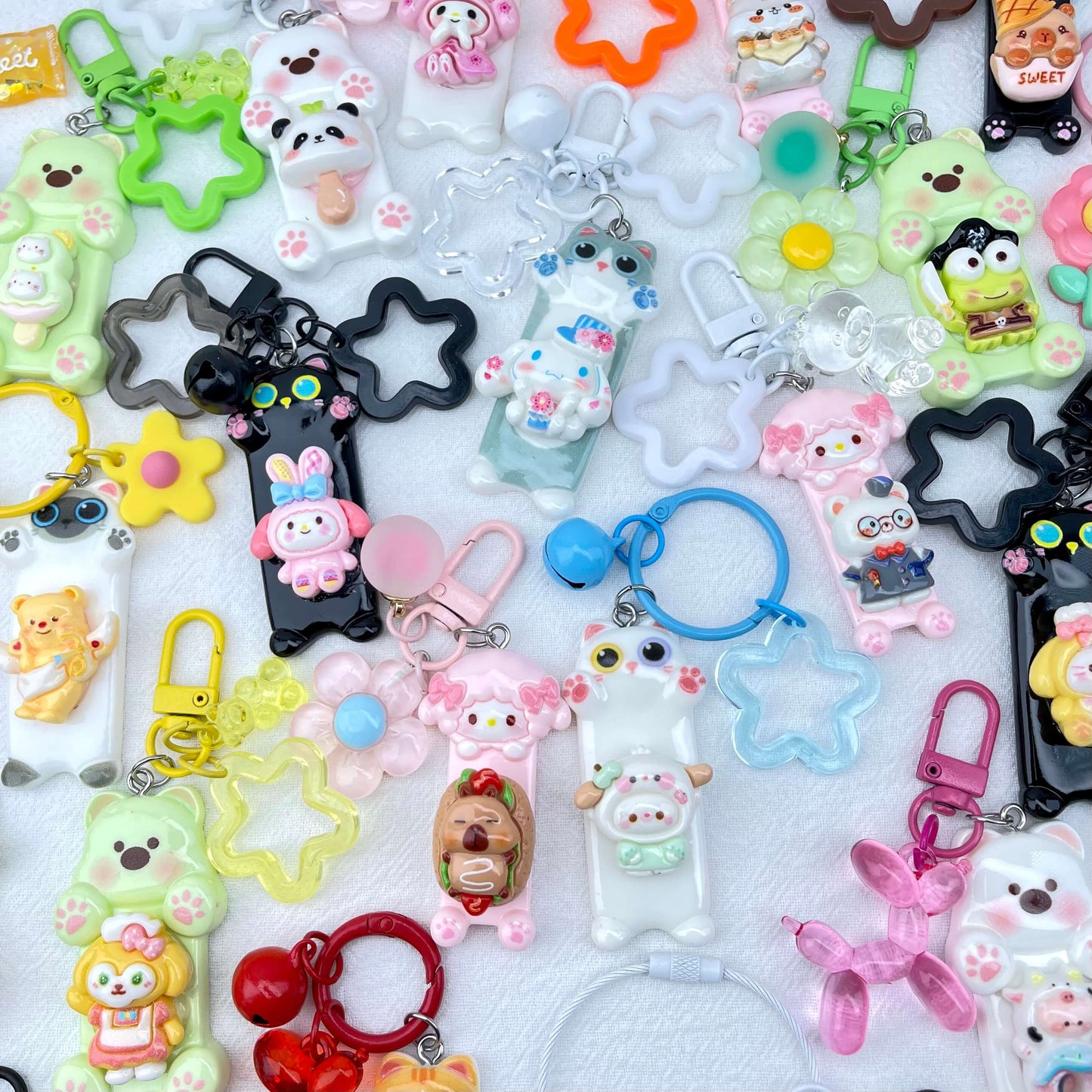 [New Arrivals] Special Theme Floatie/Cute Animal Belly Style Handmade Kawaii Keychains