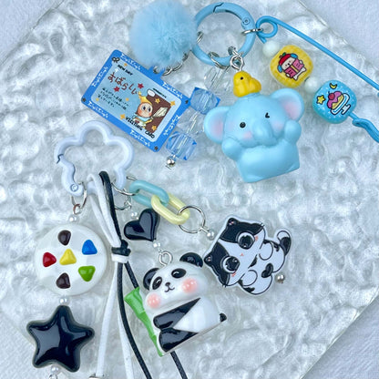 [New Arrival] Handmade Multi Chain Kawaii Cutie Keychain Phone Decor