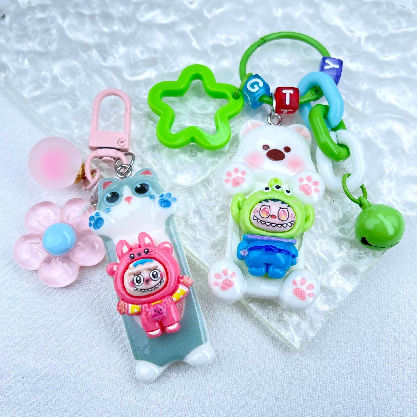 [New Arrivals] Special Theme Floatie/Cute Animal Belly Style Handmade Kawaii Keychains