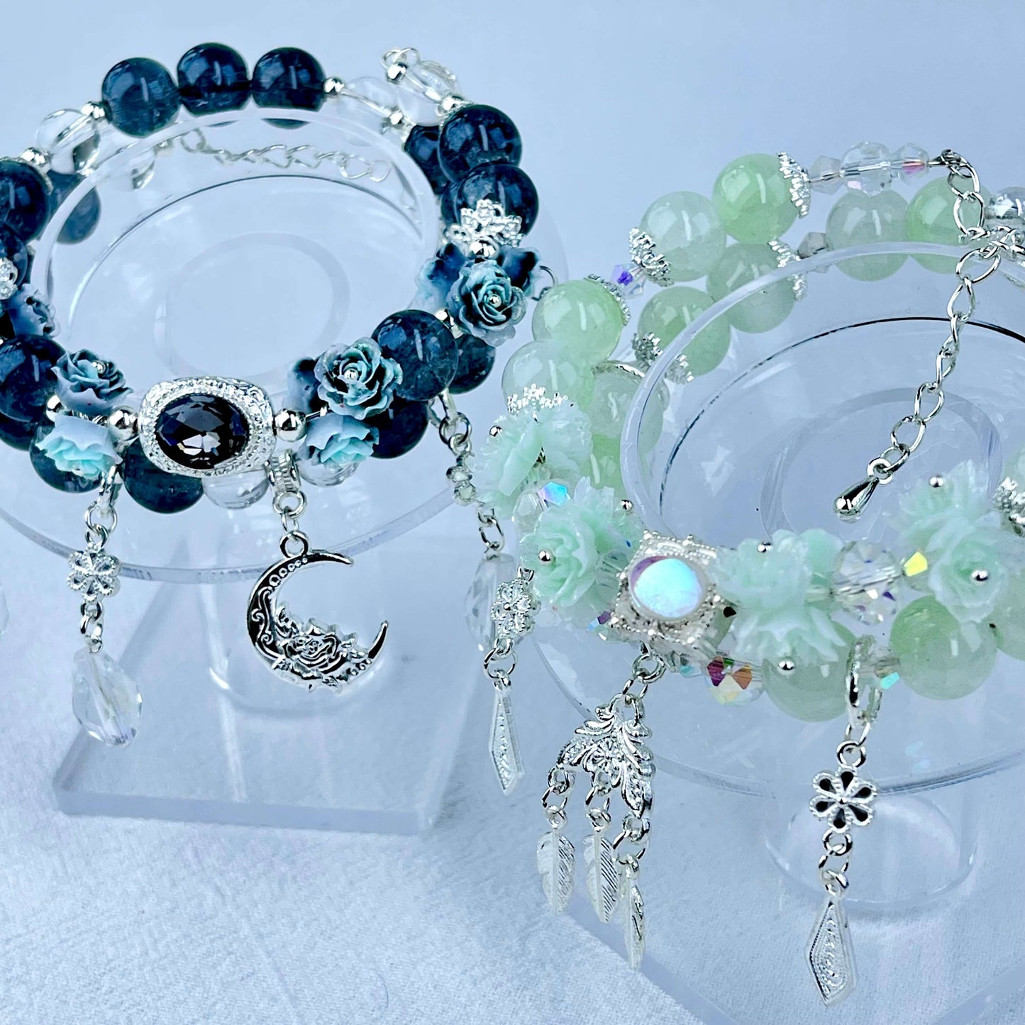 [SPECIAL BATCH] All Special Effect+Flower Blossom Premium Handmade Double-Ring Bracelets