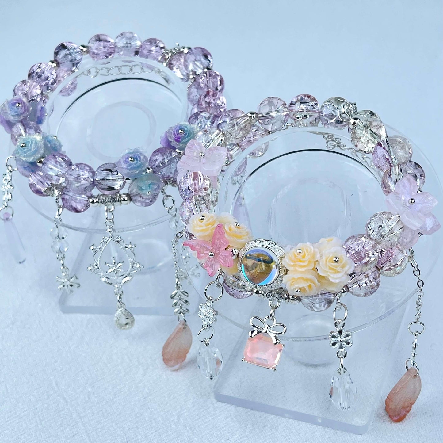 [SPECIAL BATCH] All Special Effect+Flower Blossom Premium Handmade Double-Ring Bracelets