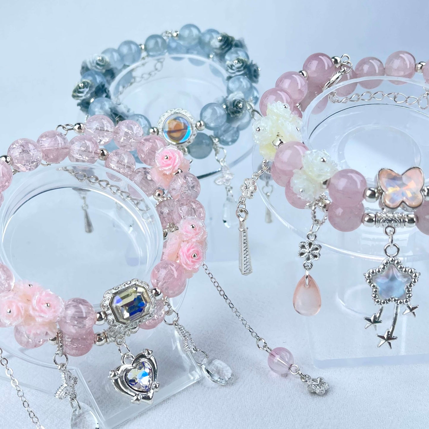[SPECIAL BATCH] All Special Effect+Flower Blossom Premium Handmade Double-Ring Bracelets
