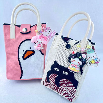 [New Arrival] Kawaii Cute Crossbody Phone Bag/Small Handbag with Matching Decor
