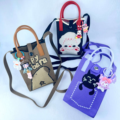 [New Arrival] Kawaii Cute Crossbody Phone Bag/Small Handbag with Matching Decor