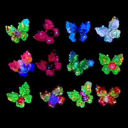 [New Batch] Premium Handmade Flower Blossom and Glittering Decor Rings