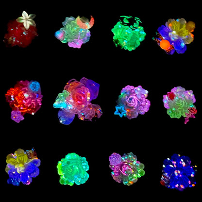 [New Batch] Premium Handmade Flower Blossom and Glittering Decor Rings