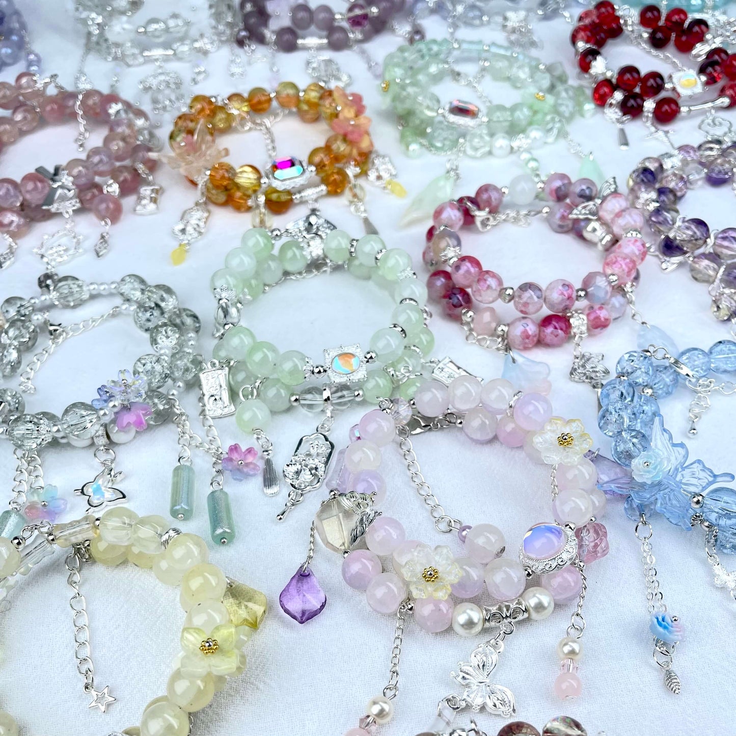 [NEW BATCH] Beautiful Premium Handmade Double-Ring Bracelets-Newly Made Batch!