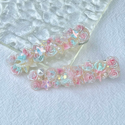 [New Arrival] Special Effects (Glow In the Dark/Color Changing) Flower Blossom Premium Handmade Hair Clips