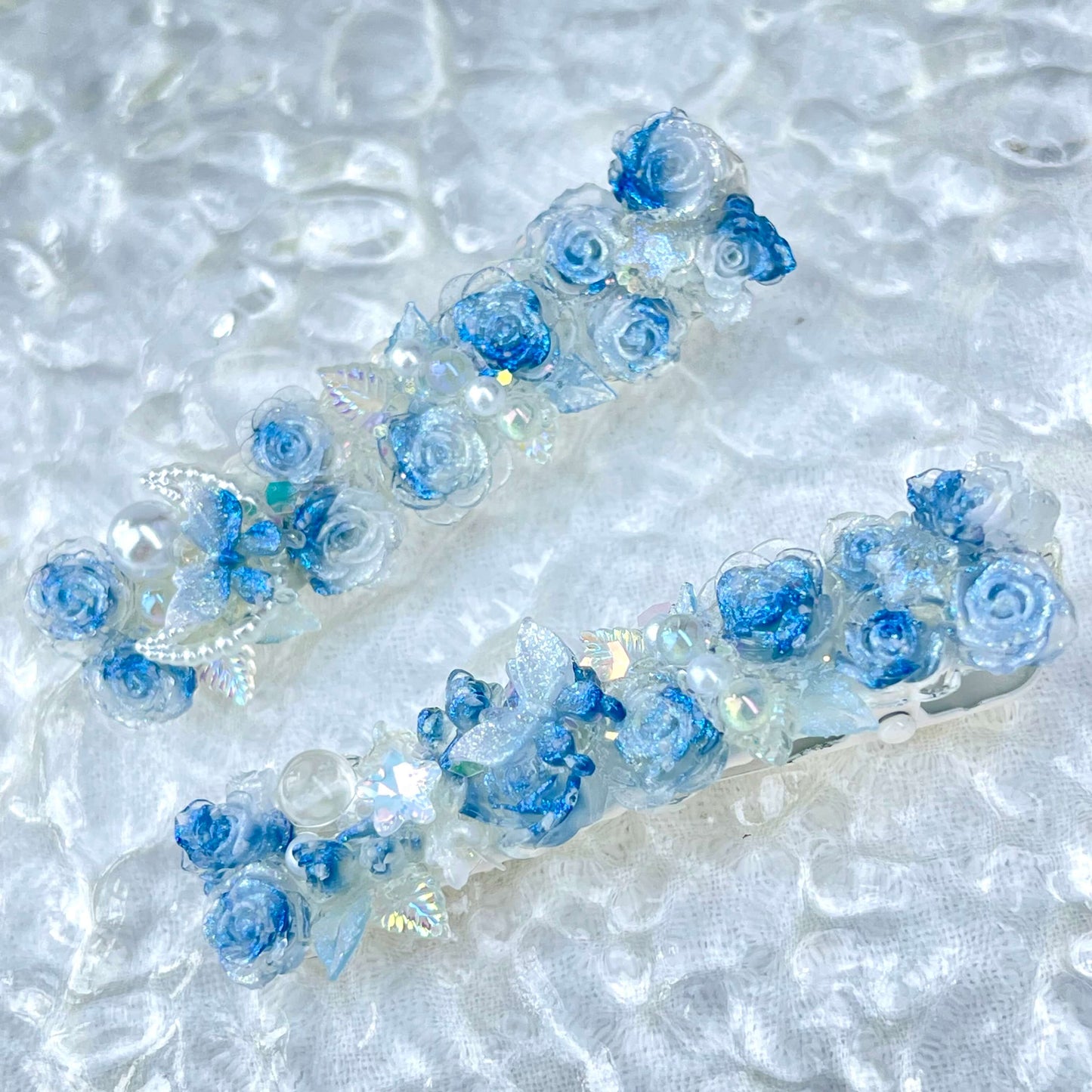 [New Arrival] Special Effects (Glow In the Dark/Color Changing) Flower Blossom Premium Handmade Hair Clips