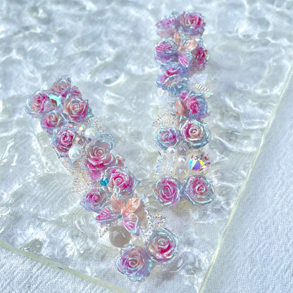 [New Arrival] Special Effects (Glow In the Dark/Color Changing) Flower Blossom Premium Handmade Hair Clips